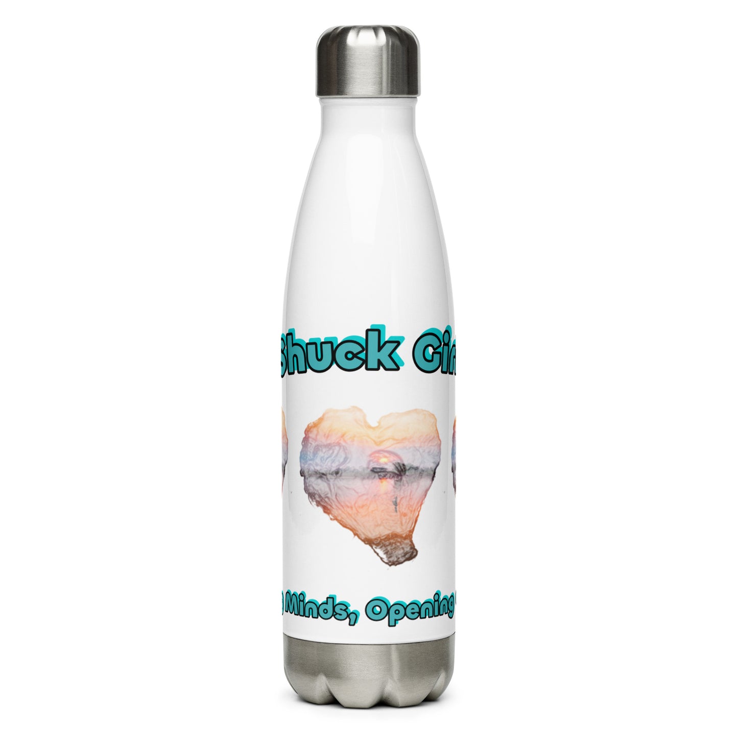 Opening Minds, Opening Oysters Water Bottle